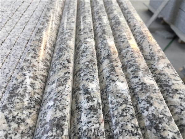 G602 Grey Granite Stairs Risers Tiles Half Bullnose Stairs
