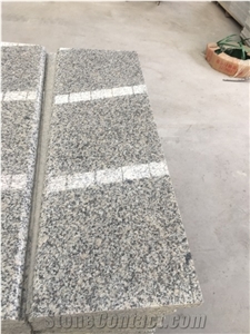 G602 Grey Granite Stairs Risers Tiles Half Bullnose Stairs