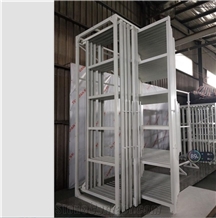 Porcelain Sample Sliding Rack, Slab Showroom Display Case