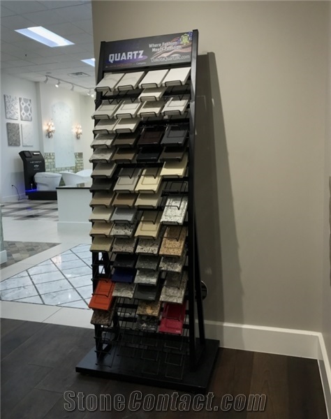 Stone And Tile Brand Display In Showroom