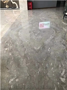 Australia Ausclouds Grey Marble Polished Stair Treads