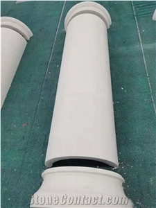 Bulgaria Aloewood Beige Limestone Honed Hollow Column