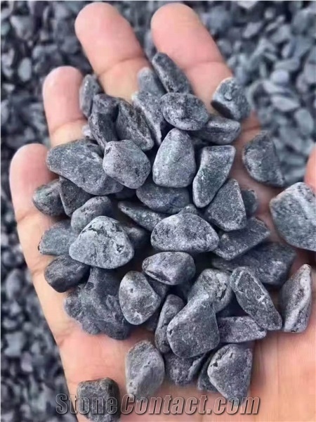 China Grey Machanism Tumbled Washed Pebble Stone Pavers