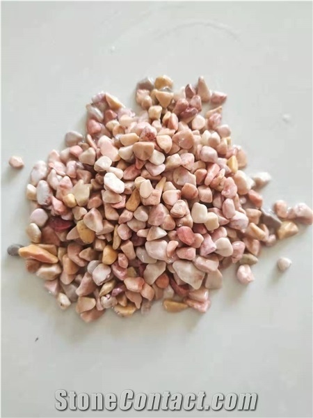 China Multicolor Machanism Tumbled Pebble Stone Pavers