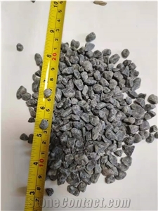 China Pure Black Mechanism Polished Pebble Stone