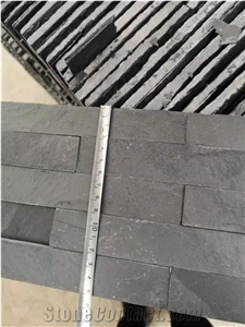 Chinese Black Slate Split Cultural Stone Wall Covering Tiles