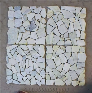 Chinese Bluish Clouds Quartzite Split Cultural Stone Wall Tiles