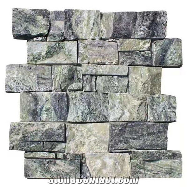 Chinese Multicolor Slate Split Cultural Stone Wall Tiles