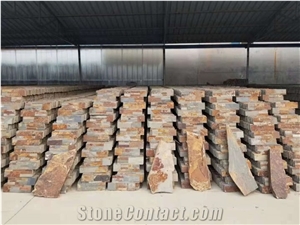 Chinese Rusty Slate Split Cultural Stone Wall Tiles