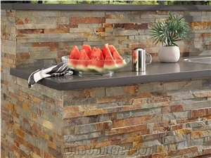 Chinese Rusty Slate Split Cultural Stone Wall Tiles