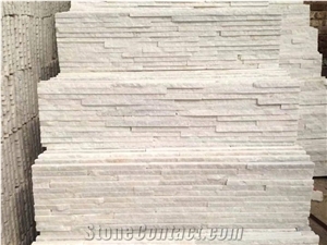 Chinese White Quartzite Split  Stone Veneer