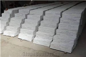 Chinese White Quartzite Split  Stone Veneer