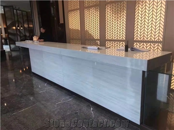Greece Athena White Marble Polished Stair Treads&Stone Steps