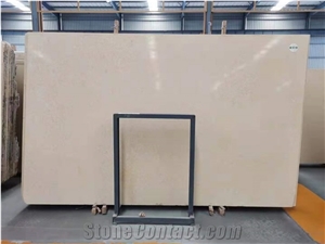 Israel Pink Gold Limestone Honed Big Slabs & Tiles
