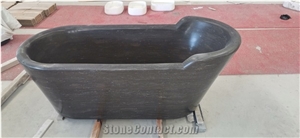 Italy Bianco Carrara Marble White Polished Stone Bathtub