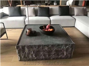 Italy Medicia Grey Sandstone Split Custom Tables