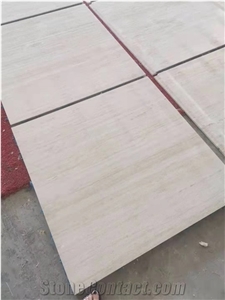 Italy Super White Travertine Honed Aluminum Honeycomb Slabs