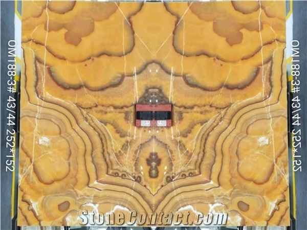 Mexico Agate Jade Gold Onyx Polished Wall Cladding Slabs