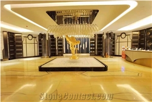 Peach Jade Yellow Onyx Polished Big Slabs & Tiles