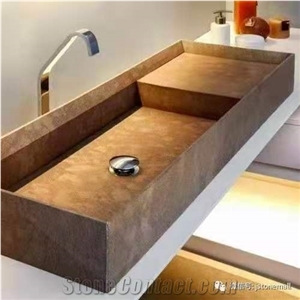Roma Rosewood Sandstone Purple Honed Custom Vanity Tops