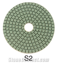 100mm 3-Step Diamond Resin Wet/Dry Polishing Pads