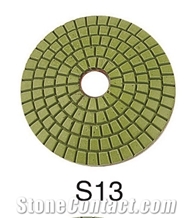 100mm 3-Step Diamond Resin Wet/Dry Polishing Pads