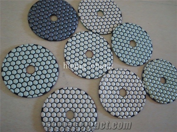 100mm 3 Step Dry Polishing Pads