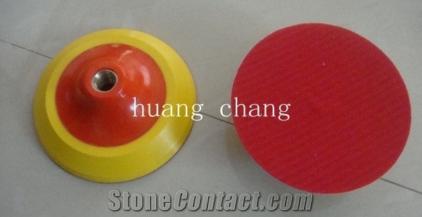 4 Rubber Diamond Polishing Pad Backer
