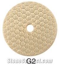 80mm 3 Step Dry Polishing Pads