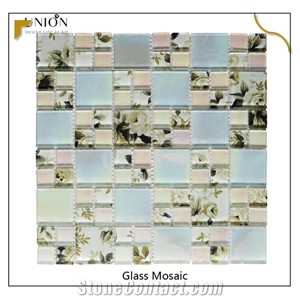 2021 New Style Flower Pattern Inside Mosaic,Glass Mosaic