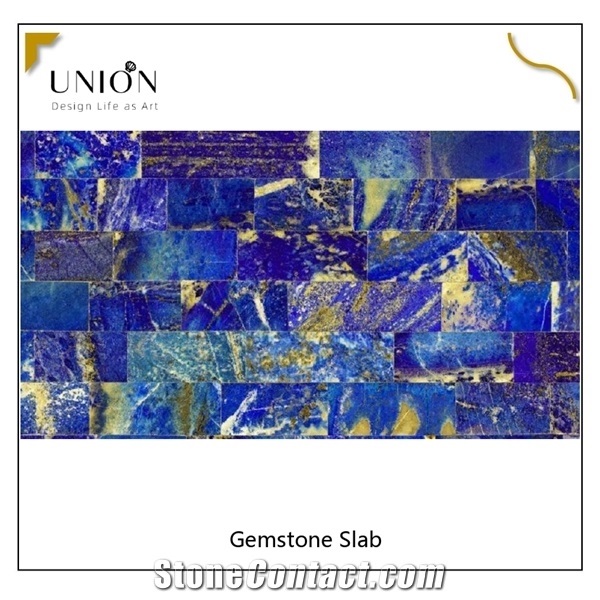 Agate Sheet Blue Agate Stone Table Panel for Countertop