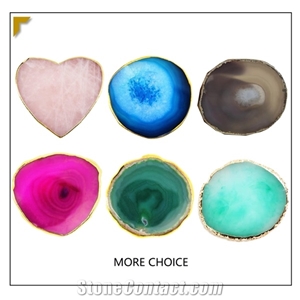 Artificial Stone Semi Precious Slabs Agate Slices