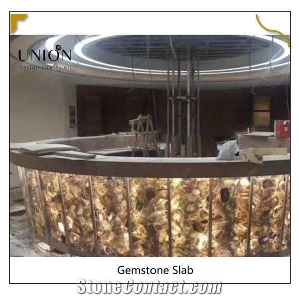 China High Quality Natural Agate Polished Large Size Slabs