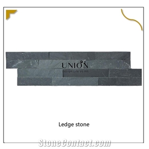 Chinese Black Slate Wall Cladding Panel Jiangxi Black Slate