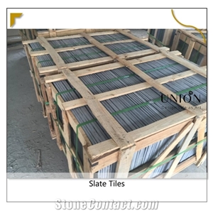 Dark Grey Black Slate Stone Wall Covering Tiles Square Stone