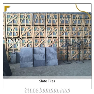 Dark Grey Black Slate Stone Wall Covering Tiles Square Stone