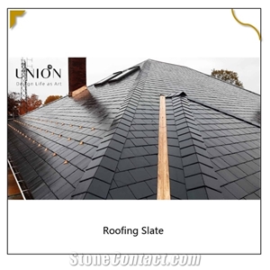 Decorative Culture Stone Dark Black Roofing Slate in Hotsale