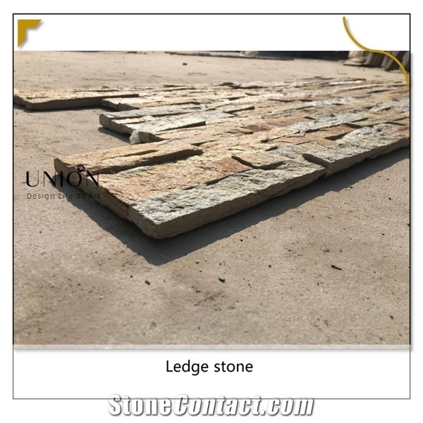 Earth Brown Quartzite Ledge Stone,Brown Ledger Quartzite Panel
