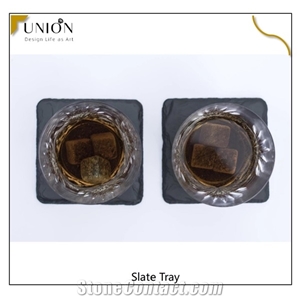 Engraved Black Slate Coasters,Jiangxi Black Slate Trays,Tray