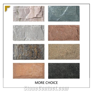 Exterior Mushroom Stone Jiangxi Black Slate for Wall Claddin