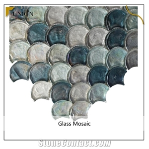 Foshan Mosaic Glass Tile/Swimming Pool Glass Mosaic Tile