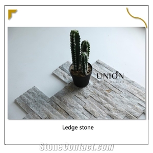 Golden Line Splits Quartzite Wall Panels,Ledge Surface Stone