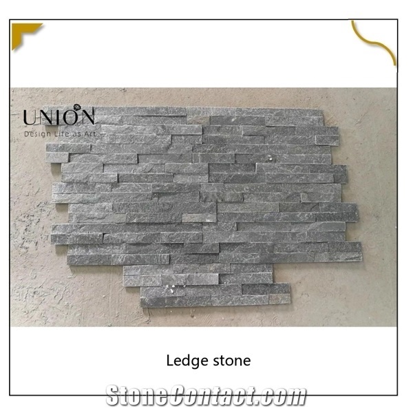 Grey Slate Natural Stone Wall Cladding Decoration Material