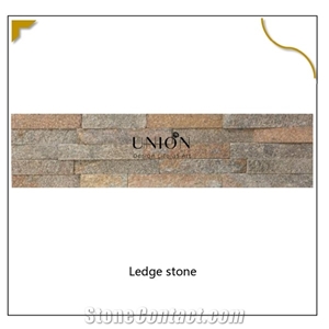 Hebei Quartzite Ledger Panels Split Face Veneer Cultured