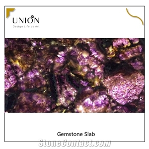 High Level Decorative Agate Stone for Hotel Dark Purple
