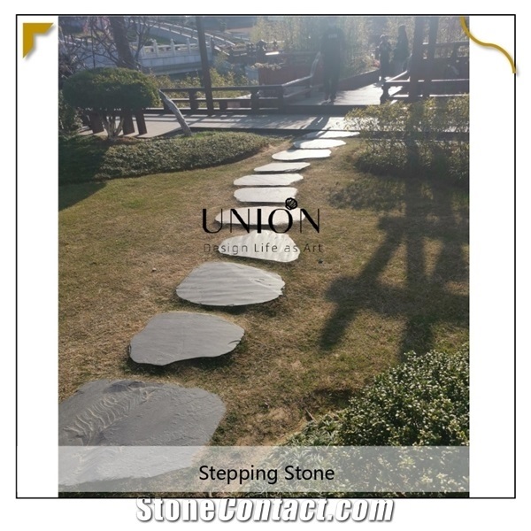 Jiangxi Black Rectangular Slate Stone Road Garden Decoration
