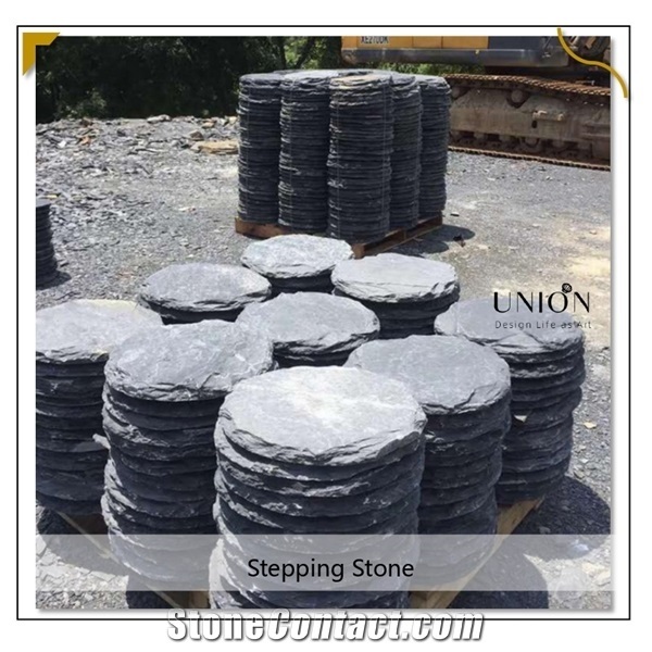 Jiangxi Black Rectangular Slate Stone Road Garden Decoration