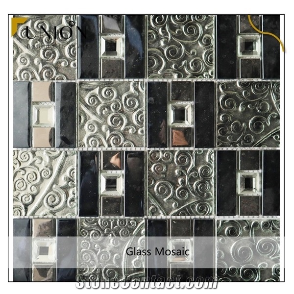 Latest Design Glass Mosaic for Background House Decoration