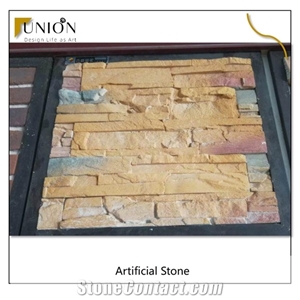 Loose Strips Artificial Stone Natural Surface Waterroof Wall