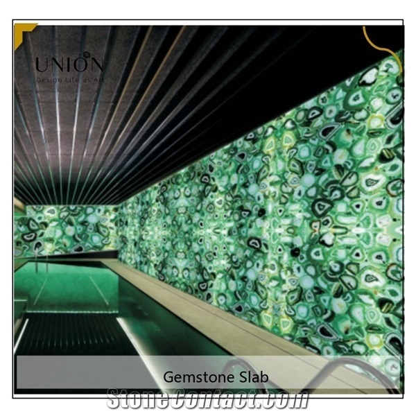 Luxury Agate Stone Polished Resin for High-Ranking Wall Deco